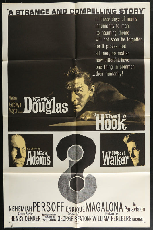 The Hook (1963) Original US One Sheet Movie Poster