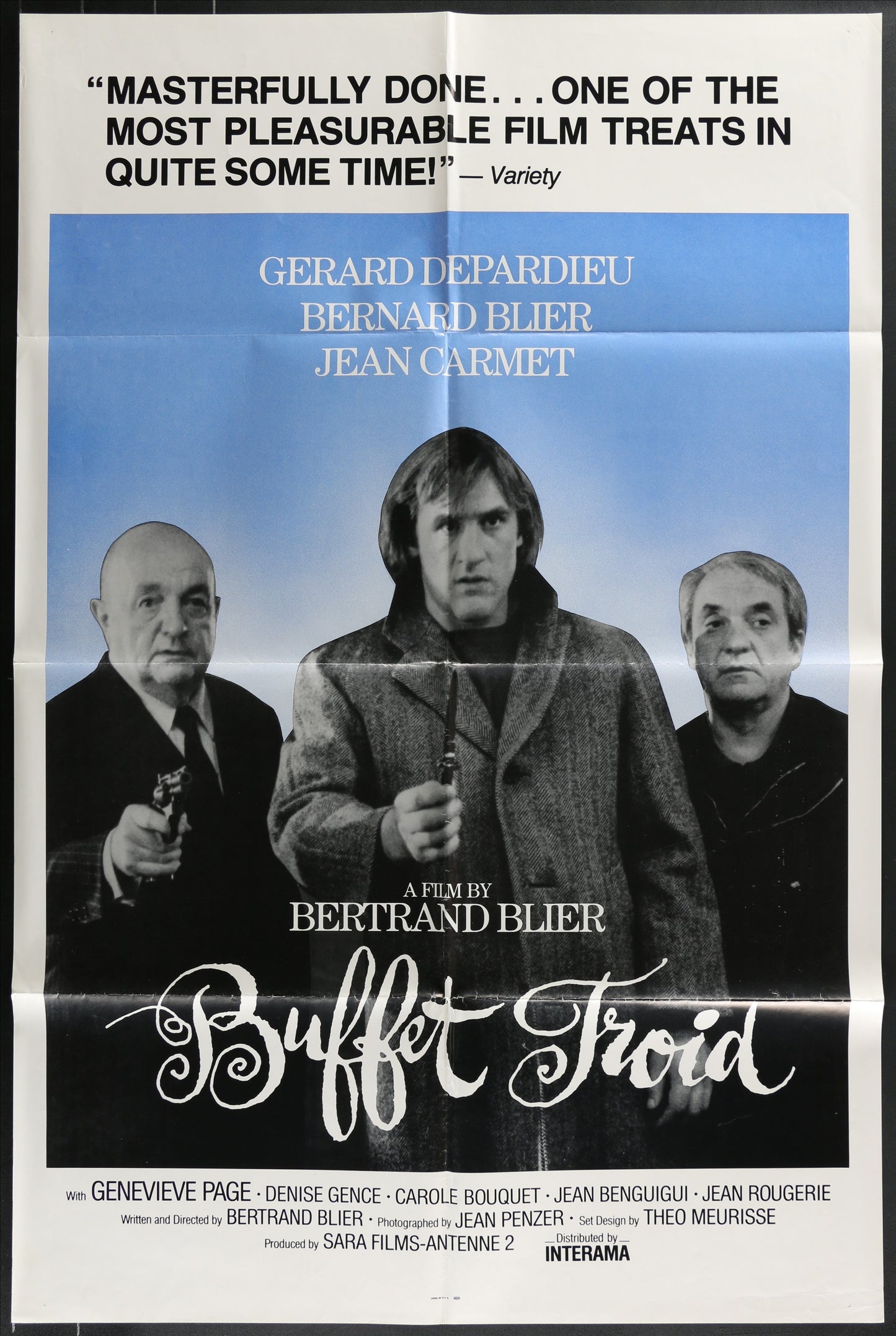 Buffet Froid (1987) Original US One Sheet Movie Poster