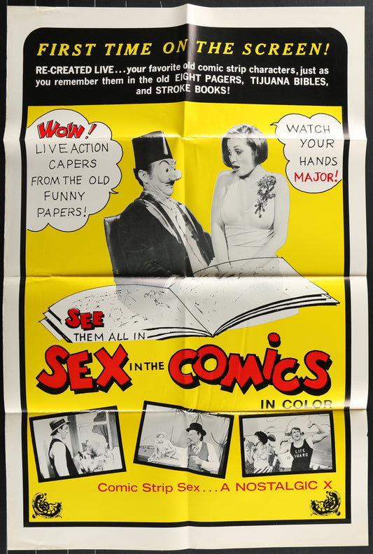 Sex In The Comics (1972) Original US One Sheet Movie Poster