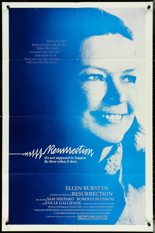 Resurrection (1980) Original US One Sheet Movie Poster
