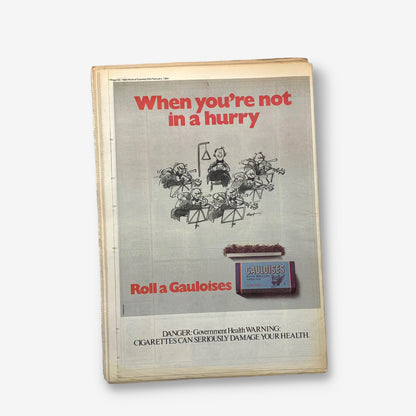 1984 The Clash - Arm to Arm Combat - NME Magazine