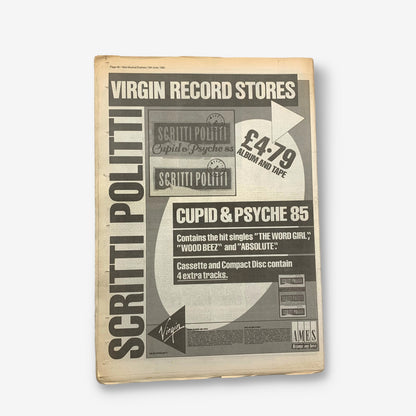 1985 Sting - Stingtime in Paris - NME Magazine