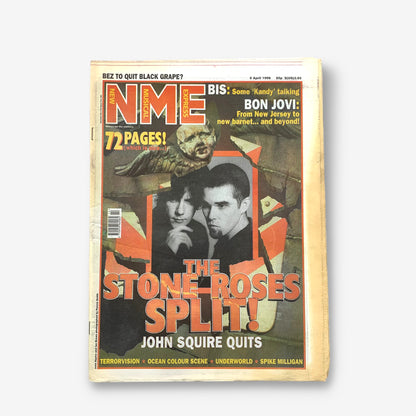 1996 The Stone Roses - John Squire Quits - NME Magazine