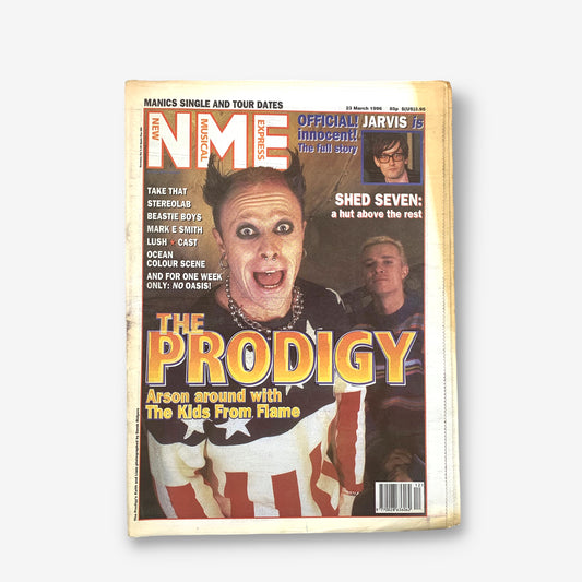 1996 The Prodigy - Arson Around With The Kids From Flame - NME Magazine