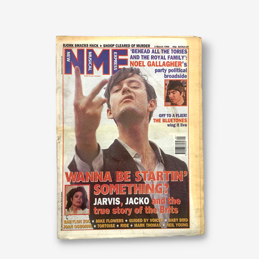 1996 Jarvis Cocker - Wanna Be Startin' Something? - NME Magazine