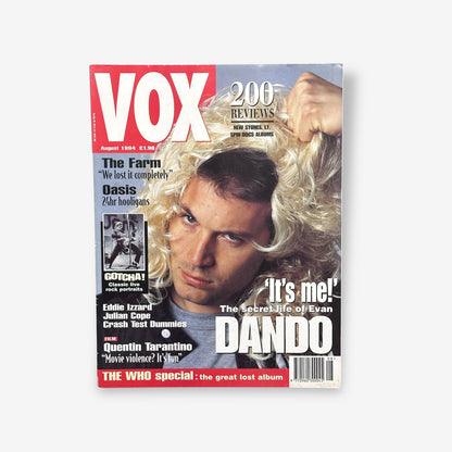 1994 Evan Dando - 'It's Me' The Secret Life Of - VOX Magazine