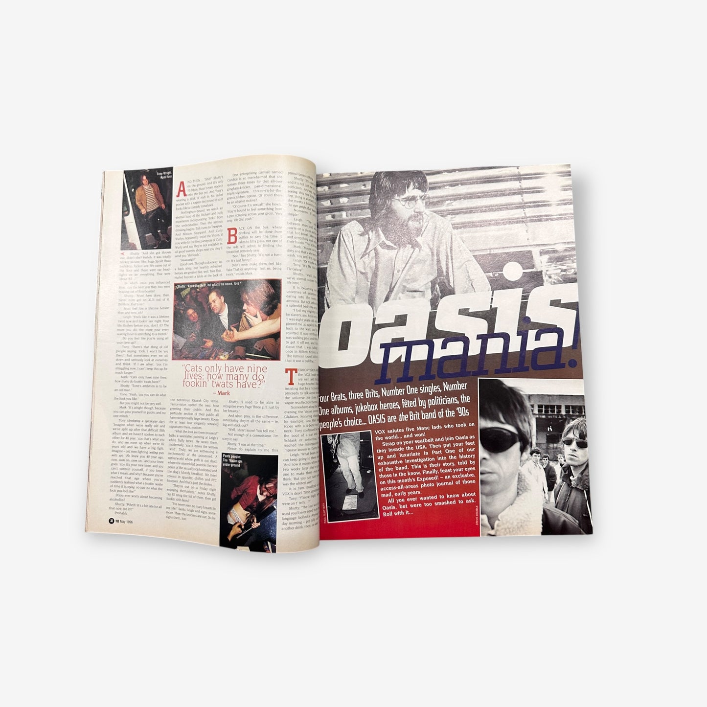 1996 Oasis - Oasismania - VOX Magazine