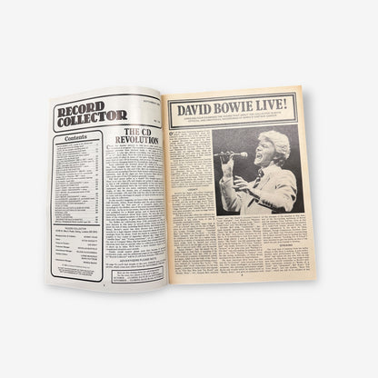 1988 David Bowie - Live! - Record Collector Magazine No.109