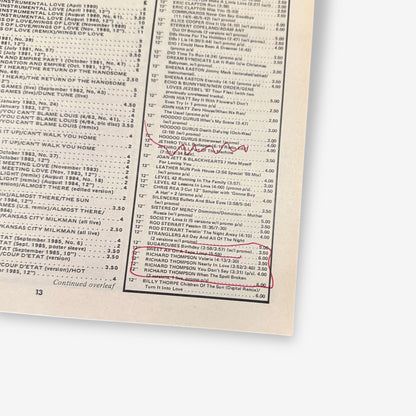 1988 David Bowie - Live! - Record Collector Magazine No.109