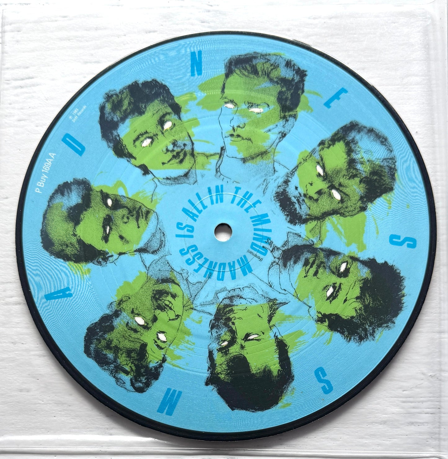 Madness – Tomorrow's Just Another Day / Madness Is All In The Mind – 1983 New Wave / Ska · 7" Picture Disc · VG+ (no original sleeve)
