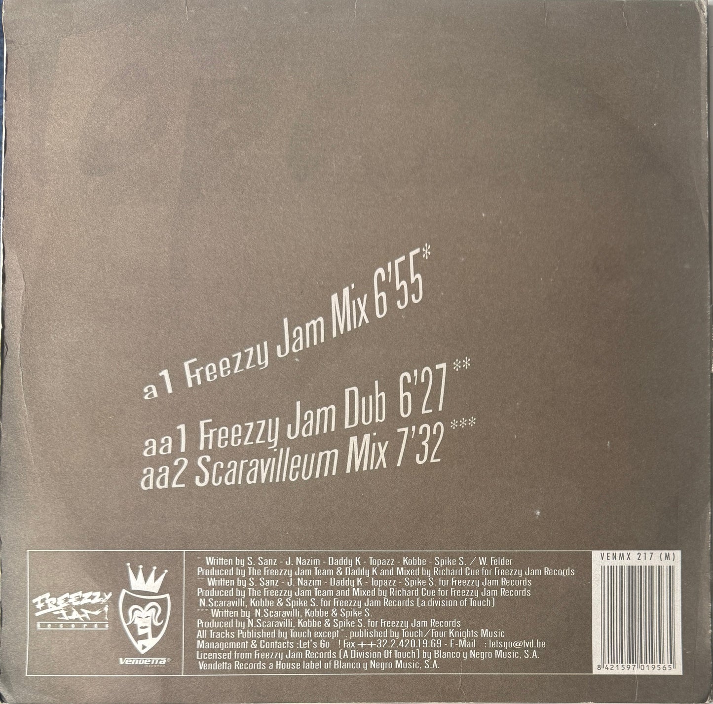 Topazz – New Millenium (1999) – 12" House Vinyl