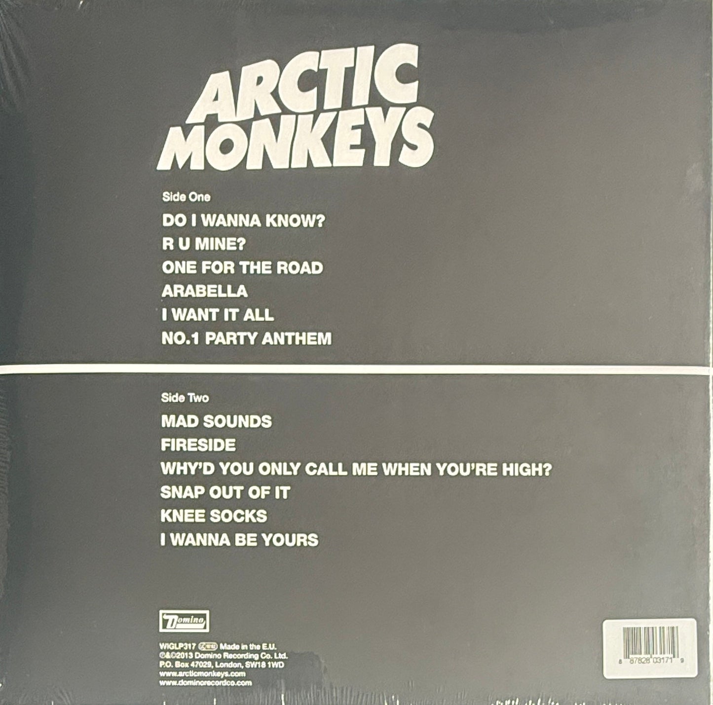 Arctic Monkeys – AM 180g Vinyl LP Indie Rock Classic Gatefold Album