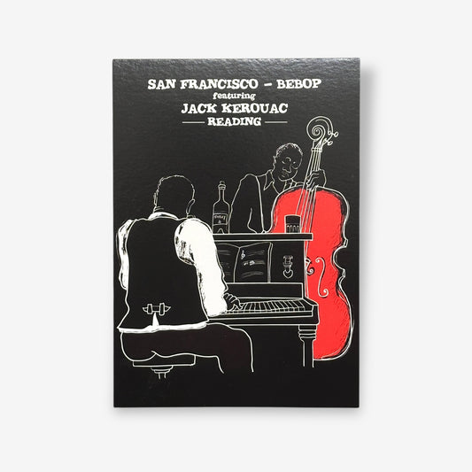 Jack Kerouac Bebop Jazz Licensed Postcard