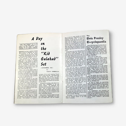 Elvis Monthly Issue 1 - 1963 Elvis Presley A6 Paper Magazine