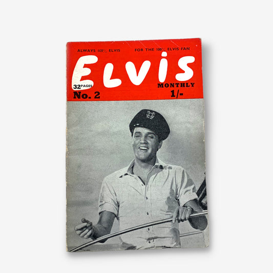 Elvis Monthly Issue 2 - 1963 Elvis Presley A6 Paper Magazine