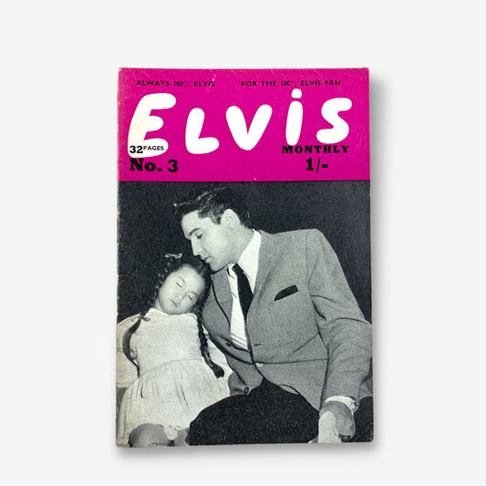 Elvis Monthly Issue 3 - 1963 Elvis Presley A6 Paper Magazine