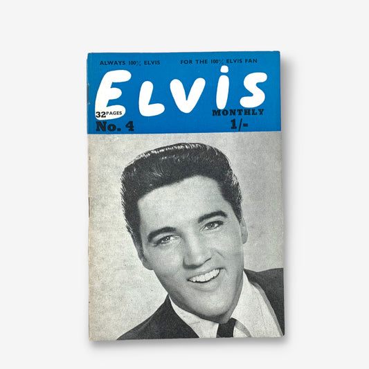 Elvis Monthly Issue 4 - 1963 Elvis Presley A6 Paper Magazine