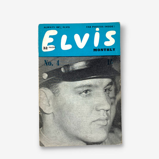 Elvis Monthly Issue 4 - 1962 Elvis Presley A6 Paper Magazine