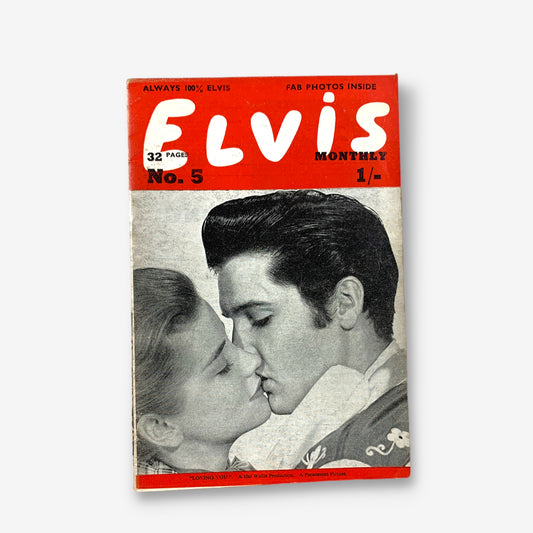 Elvis Monthly Issue 5 - 1962 Elvis Presley A6 Paper Magazine