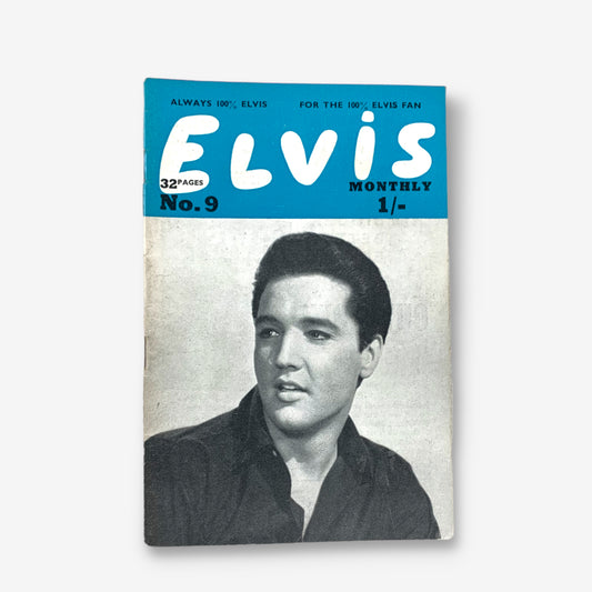 Elvis Monthly Issue 9 - 1963 Elvis Presley A6 Paper Magazine