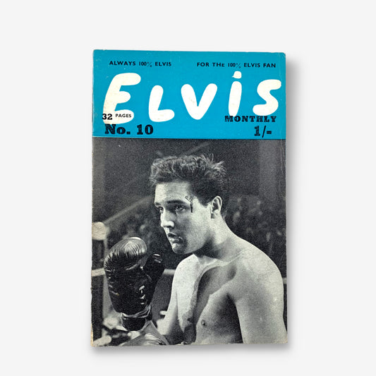 Elvis Monthly Issue 10 - 1962 Elvis Presley A6 Paper Magazine