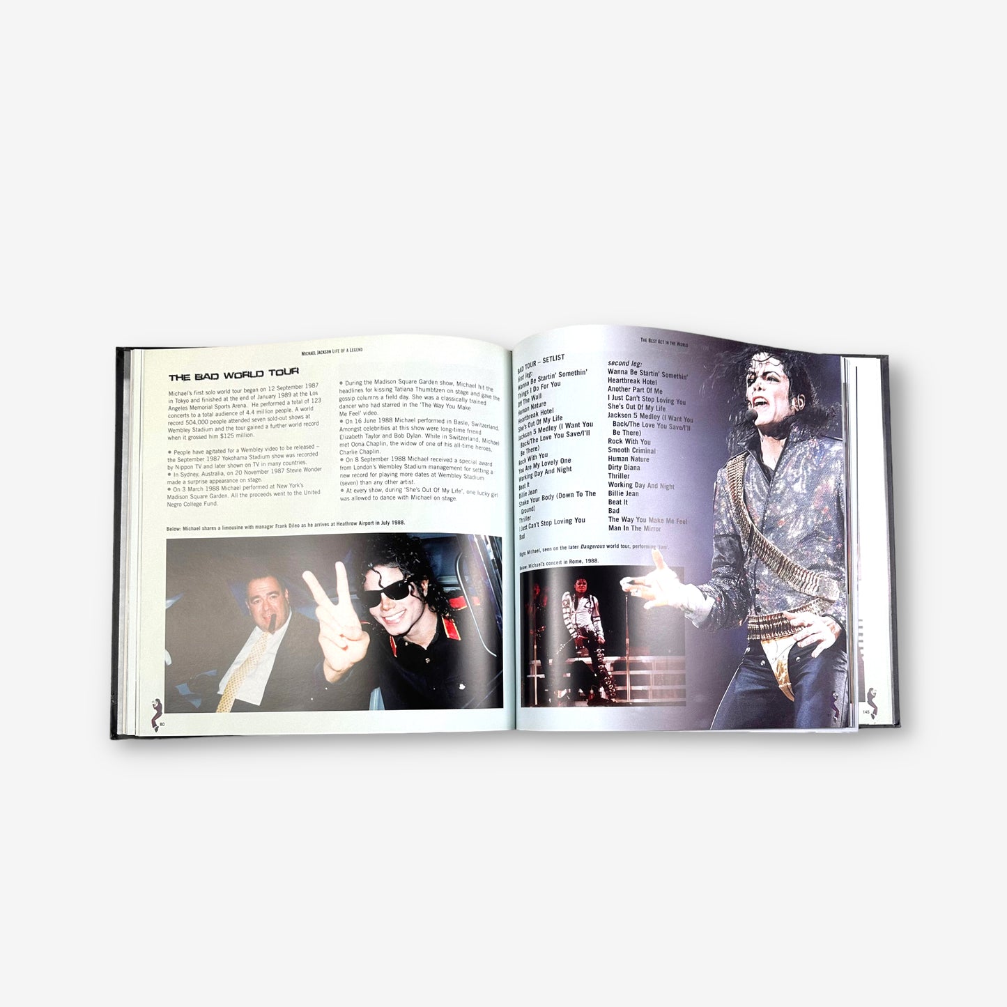 Michael Jackson - Life Of A Legend -  Hardcover Book (Michael Heatley)