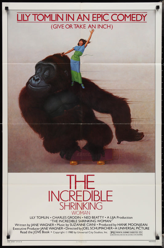 The Incredible Shrinking Woman (1981) Original US One Sheet Movie Poster