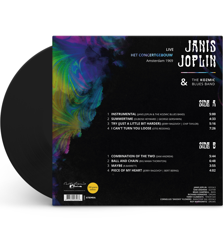 Janis Joplin – Live in Amsterdam 1969 (12-Inch Album on 180g Vinyl)