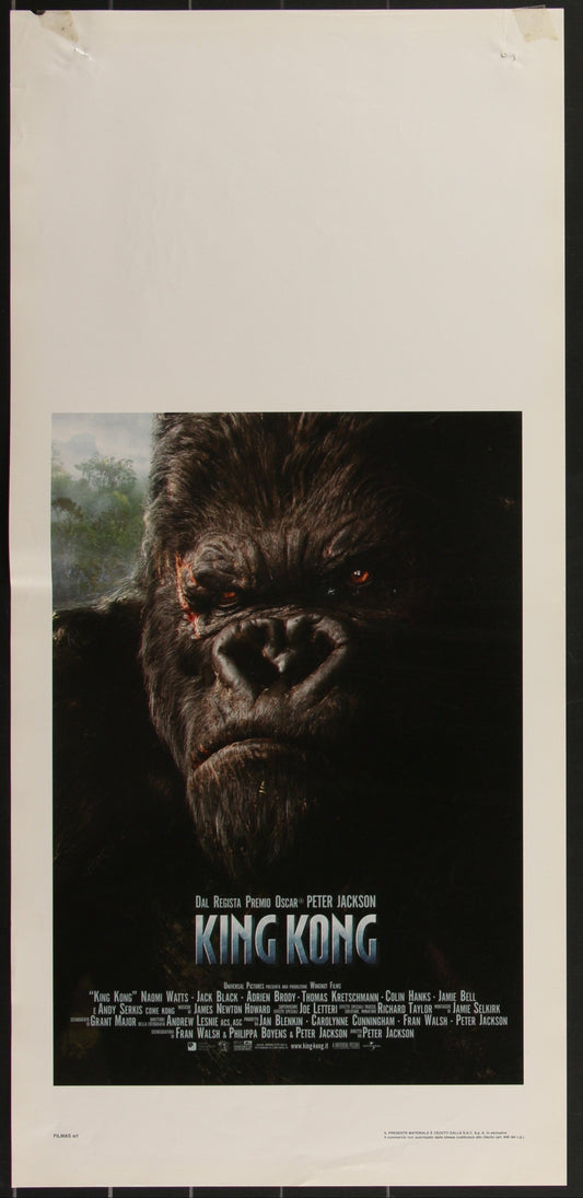 King Kong (2005) Original Italian Locandina Movie Poster