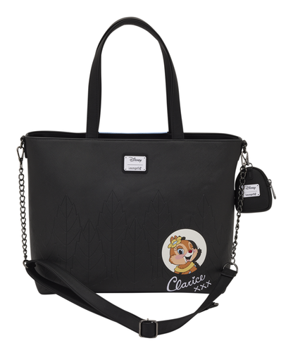 Loungefly Disney Chip 'n' Dale Two Chips Miss Tote Bag with Coin Bag