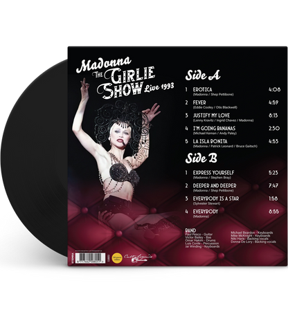 Madonna – The Girlie Show Live 1993 (12-Inch Album on 180g Vinyl)