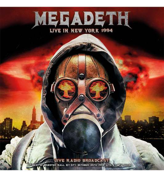 Megadeth – Live in New York 1994 (12-Inch Album on 180g Splatter Vinyl)