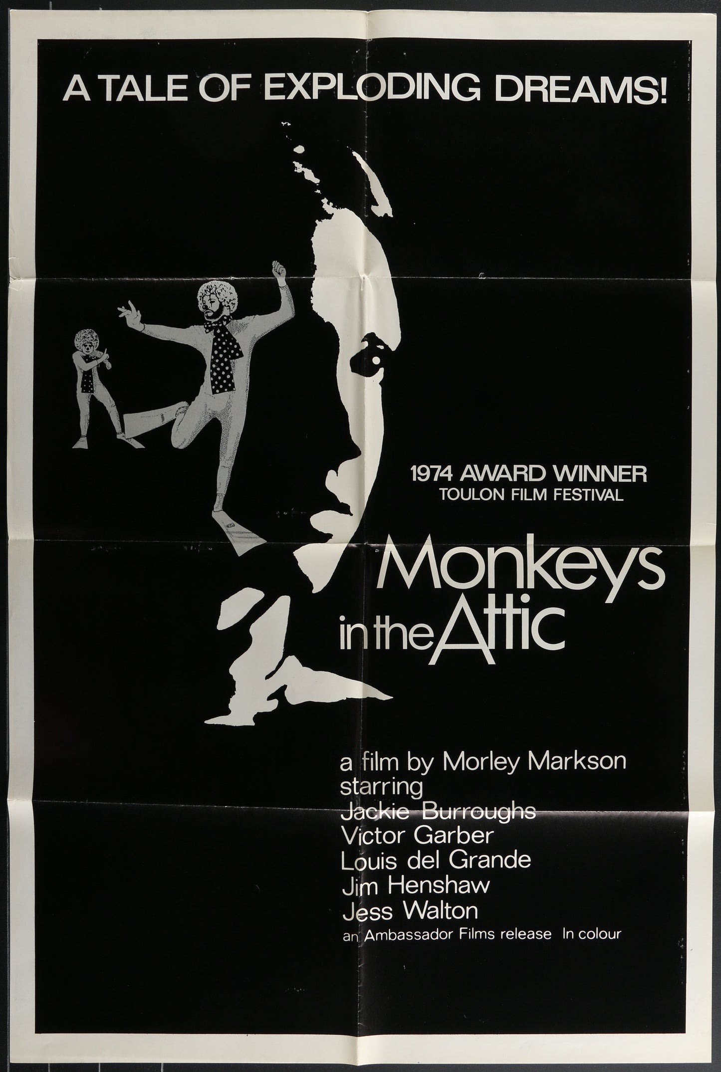 Monkeys In The Attic (1974) Original US One Sheet Movie Poster
