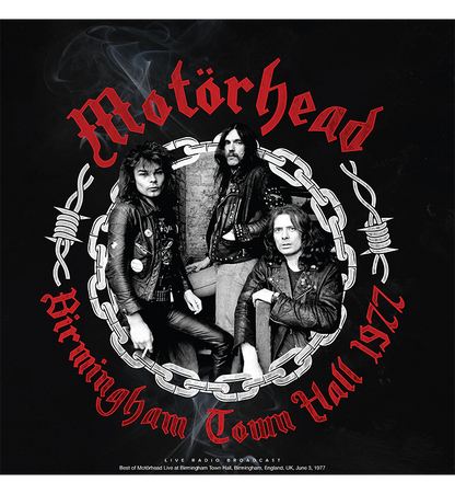 Motörhead – Birmingham Town Hall, 1977 (12-Inch Album on 180g Vinyl)