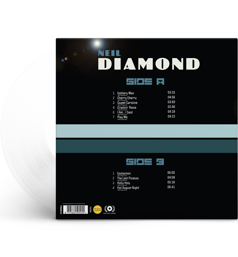 Neil Diamond – Live in Australia (Limited Edition 12-Inch Album on 180g Clear Vinyl)