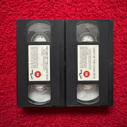 Night of the Living Dead / The Return of the Living Dead Double Boxset VHS Video (1985) TVT1155