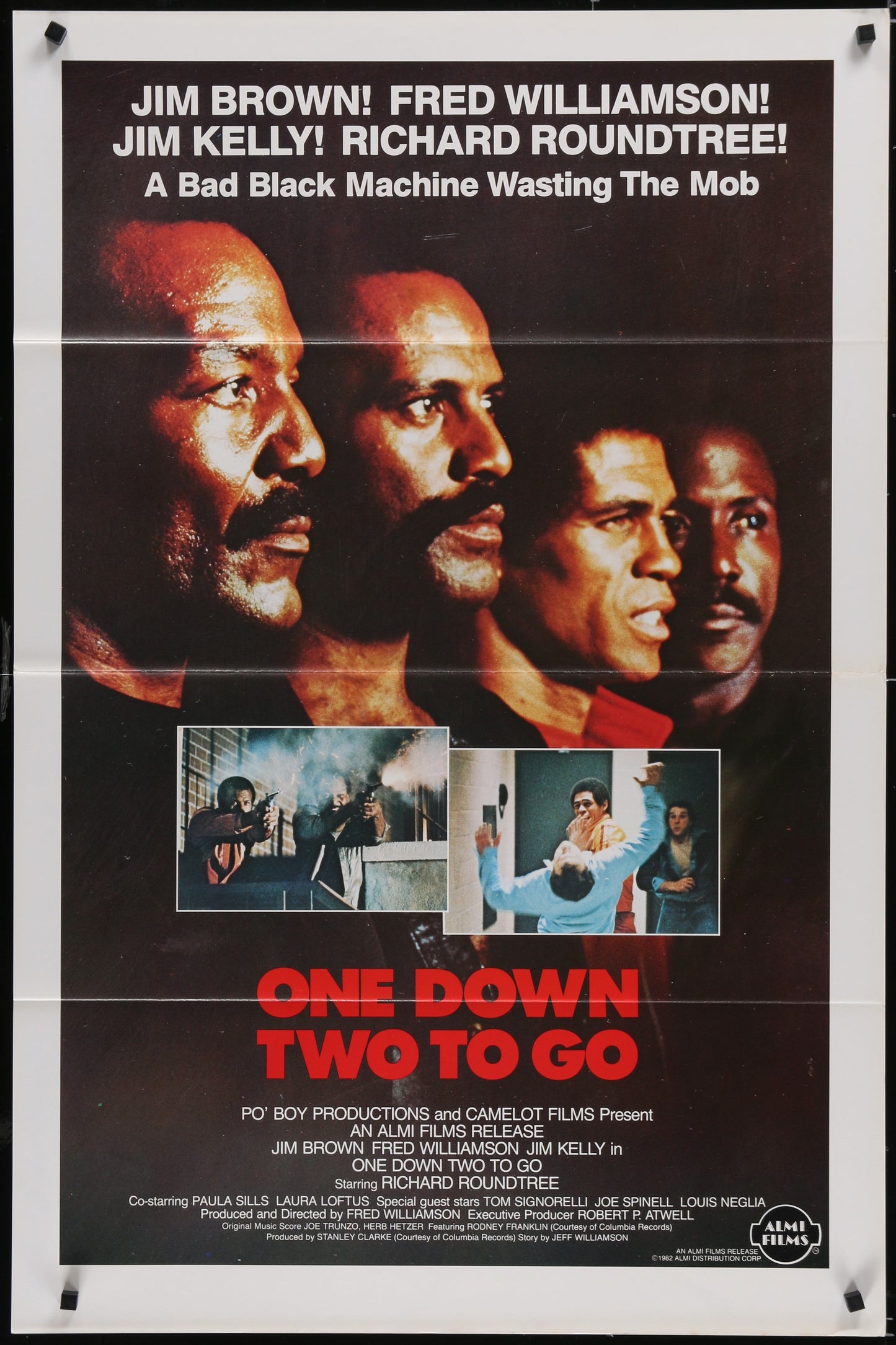 One Down Two To Go (1982) Original US One Sheet Movie Poster