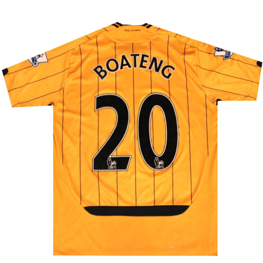 Hull City 2009-2010 Home Football Shirt GEORGE BOATENG XL