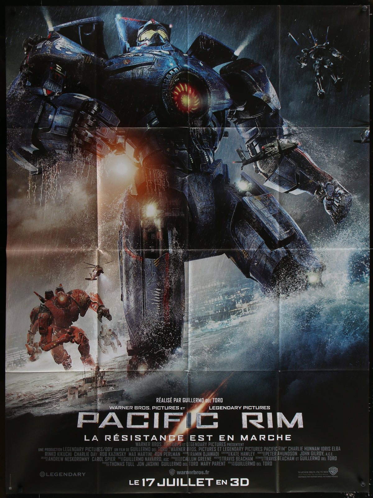 Pacific Rim (2013) Original French Grande Movie Poster 46 x 62