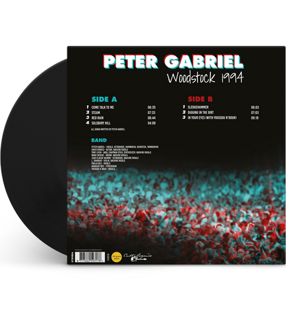 Peter Gabriel – Woodstock 1994 (12-Inch Album on 180g Vinyl)