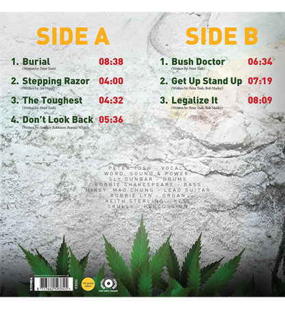 Peter Tosh – At My Father’s Place, Roslyn, 1978 (Limited Edition 12-Inch Album on 180g Green Vinyl)