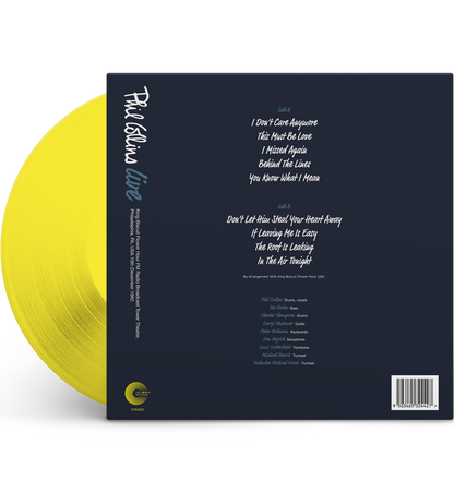 Phil Collins – Live (Special Edition 12-Inch Album on Yellow Vinyl)