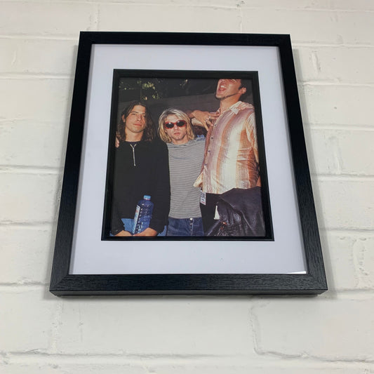 Nirvana - Portrait - Original Framed Magazine Print 8x10"