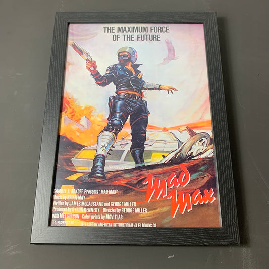 Mad Max - Film - Original Framed Poster 13.5 x 18"