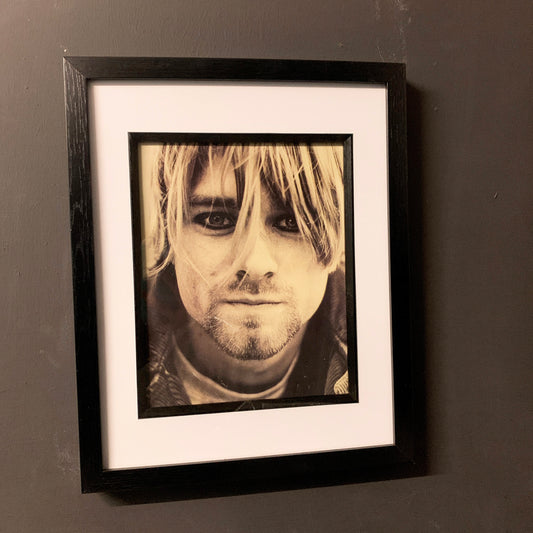 Nirvana - Kurt Cobain - Original Framed Magazine Print 8x10"