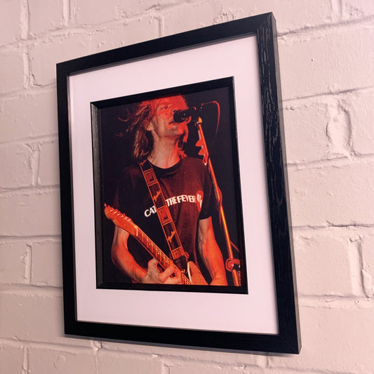 Nirvana - Kurt Cobain Live - Original Framed Magazine Print 8x10"