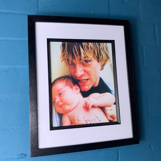 Nirvana - Kurt Cobain Diet Grrrl - Original Framed Magazine Print 8x10"