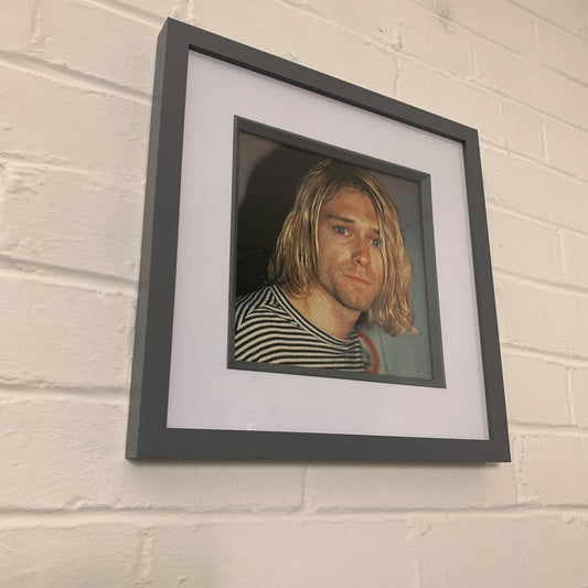 Nirvana - Kurt Cobain - Original Framed Magazine Print 8x8"