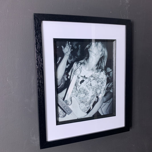 Nirvana - Kurt Cobain Live - Original Framed Magazine Print 8x10"