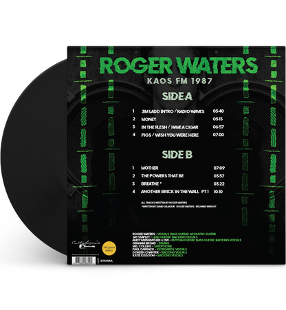 Roger Waters – KAOS FM 1987: Live in Québec (12-Inch Album on 180g Vinyl)